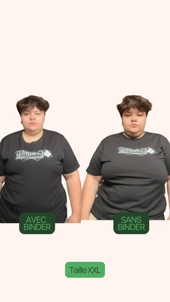 Raph avec et sans binder Taille XXL de face