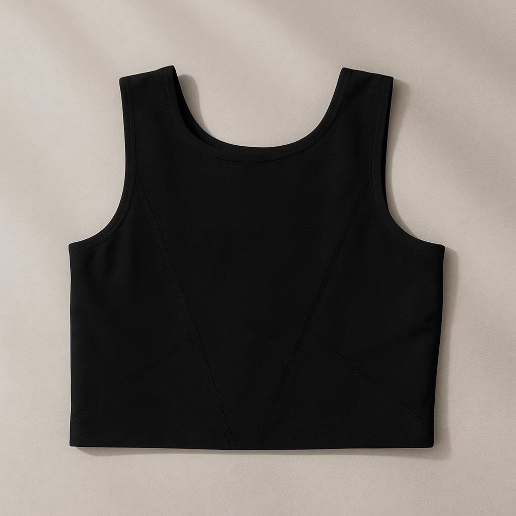 Binder de dos, coutures améliorées en V